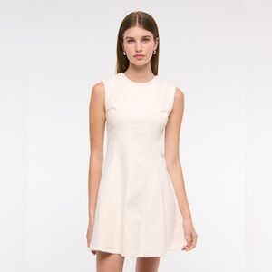 Abercrombie & Fitch Cream Mini Dress